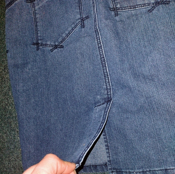 “Willi Smith" Midi Jean Skirt"! - Picture 6 of 7
